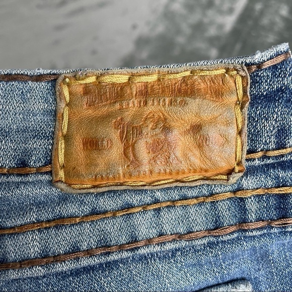 True Religion Bootcut Stone Washed Medium Jeans Size 30 - Picture 5 of 9